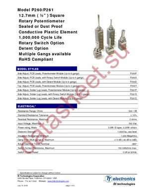 P260T-D1BS4CB1K datasheet  